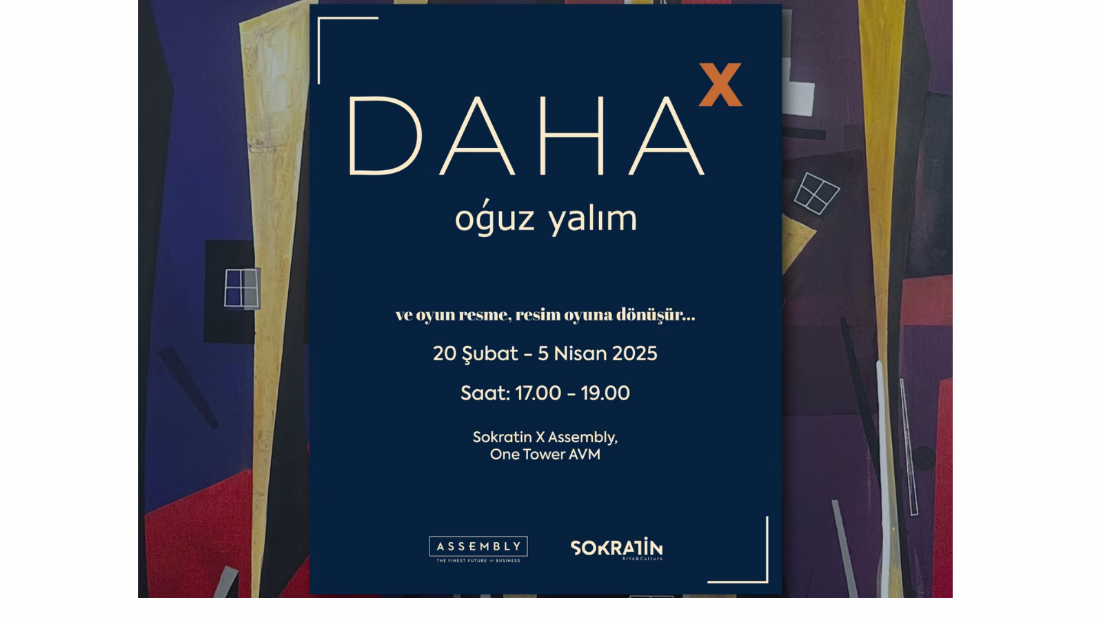 Sanatta Esneklik ve Yaratıcılık: Oğuz Yalım’ın “D A H A X” Sergisi Ziyaretçilerini Bekliyor!
