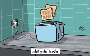 Du kochst auf deinem Smartphone? – Die Zukunft in Cartoons