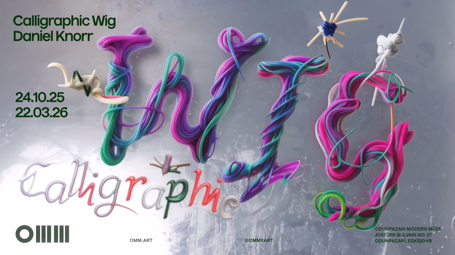 Endüstriyel Bir Hatanın Estetiği: OMM’de Daniel Knorr ve "Calligraphic Wig"