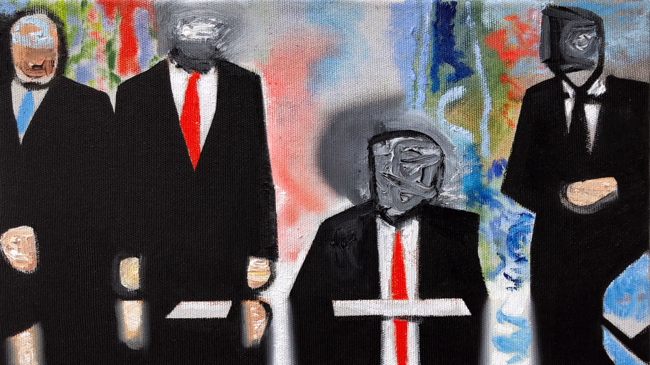 Evin Şefkati ve Tarihin Ağırlığı Wilhelm Sasnal'dan family / history Sergisi